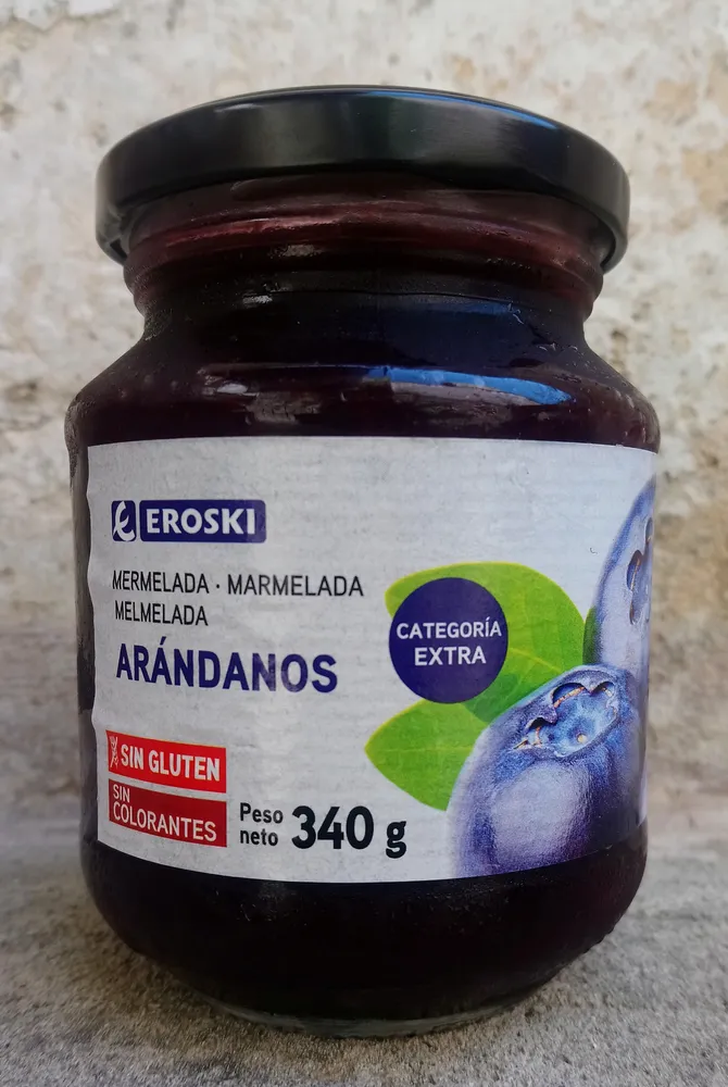 Mermelada arandanos