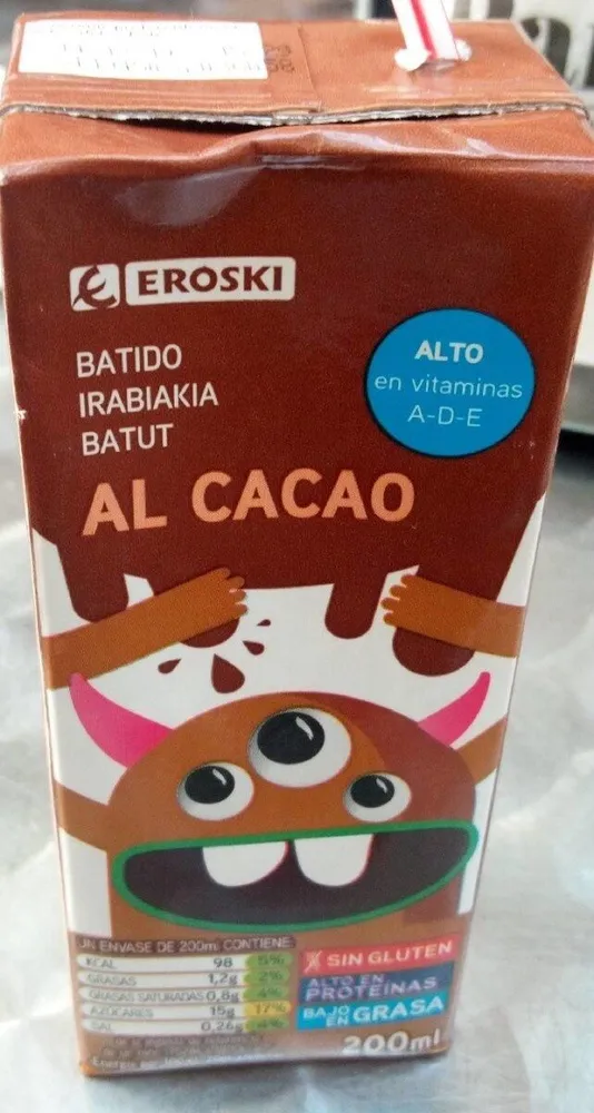 Batido al cacao