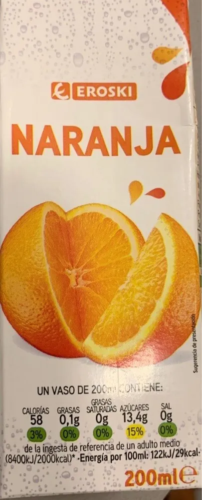Zumo naranja