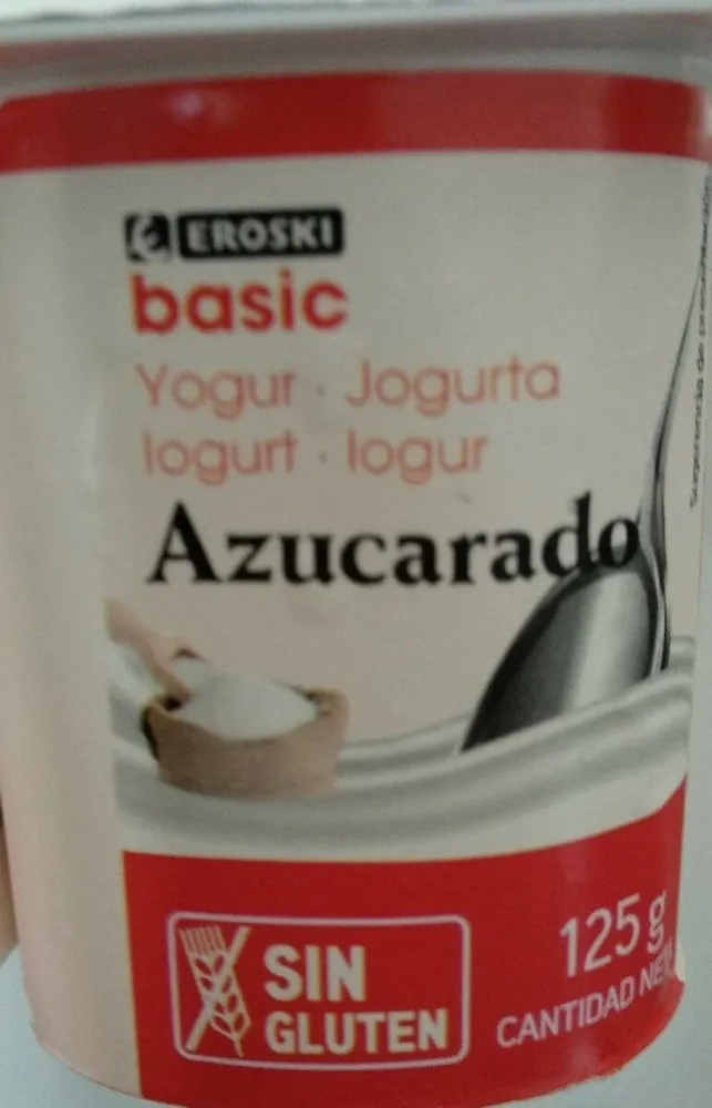 Yogur azucarado