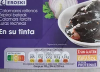 Calamares rellenos en su tinta