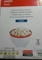 Palomitas para microondas saladas