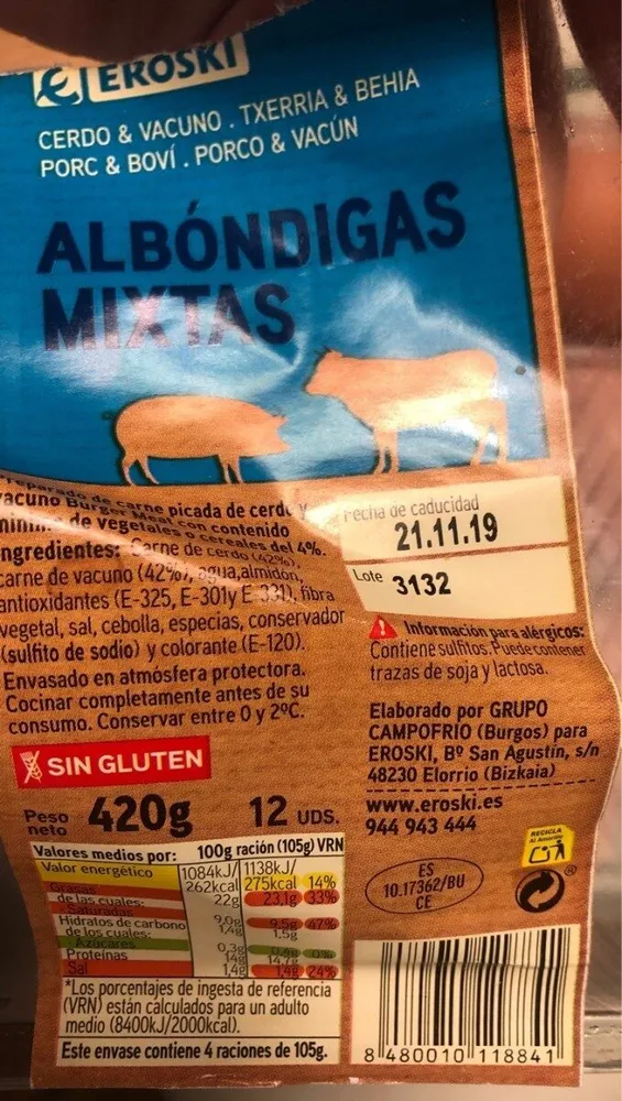 Albóndigas mixtas