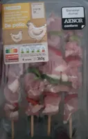 Brochetas de pollo