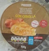 Tortilla de patata con cebolla
