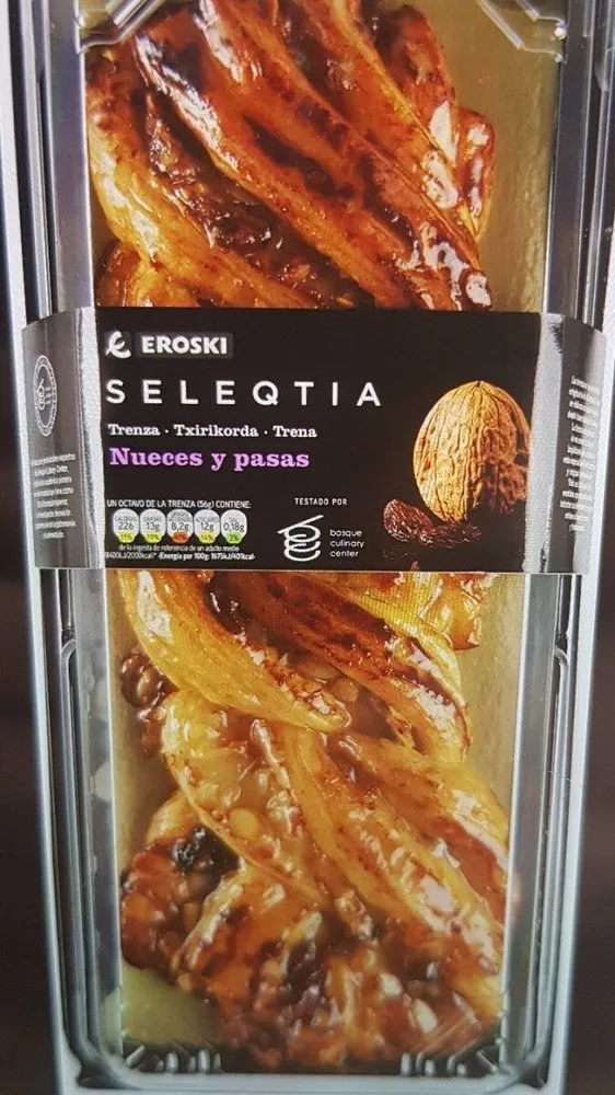 Trenza nueces y pasas