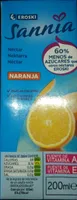 Néctar de naranja sin azucares