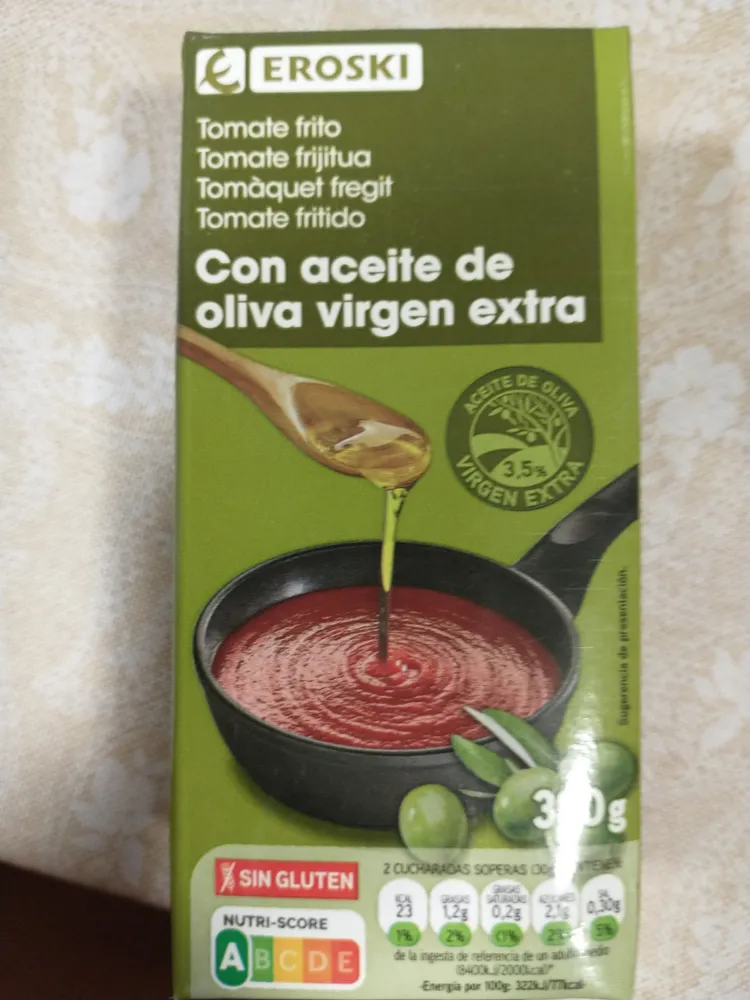 Tomate frito con aceite de oliva