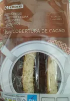 Bizcochitos con cobertura de cacao