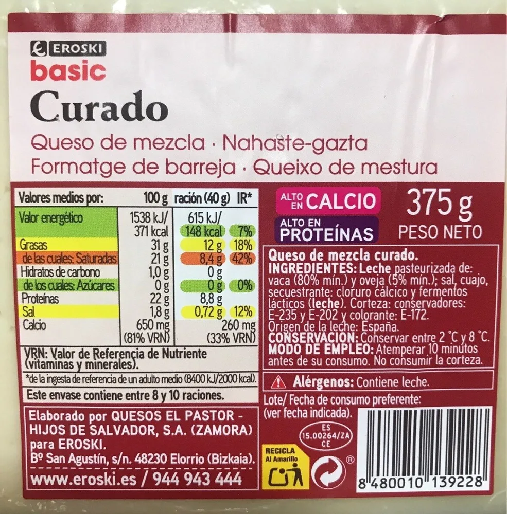 Queso de mezcla