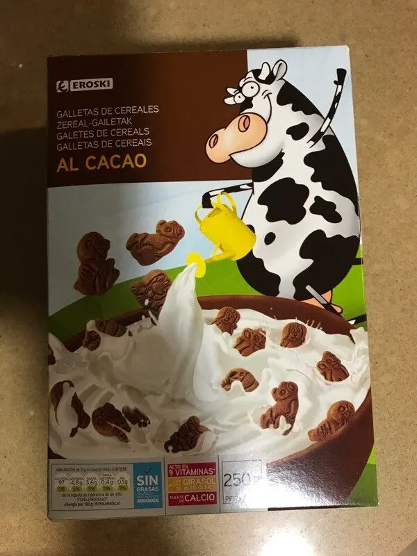 Galletas de cereales al cacao
