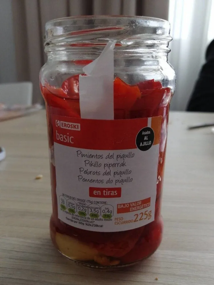 Pimientos del piquillo en tiras