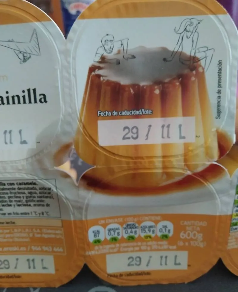 Flan vainilla