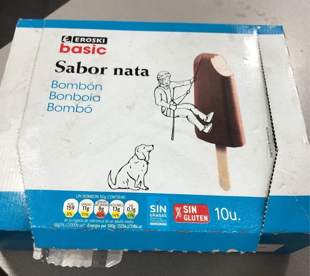 Bombon sabor nata