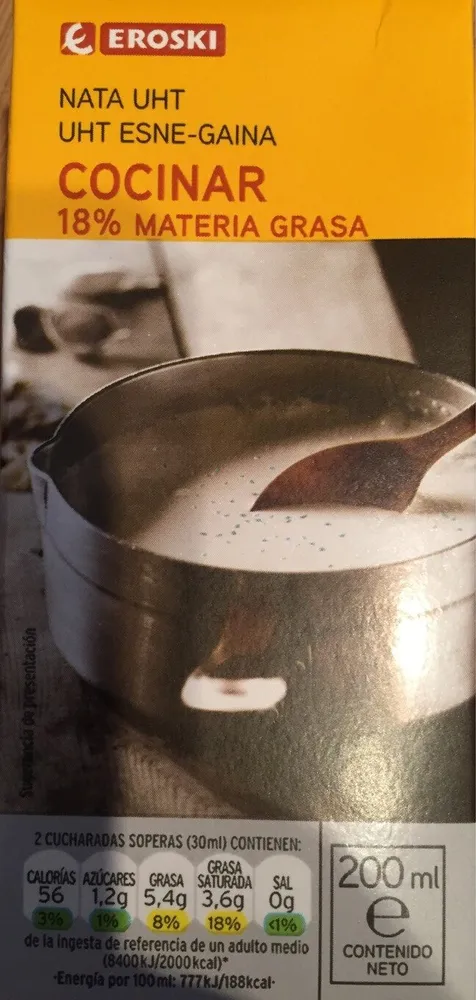 Nata para cocinar