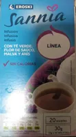 Infusión con té verde, flor de sauco, malva y anis