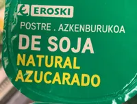 Postre de Soja natural azucarado