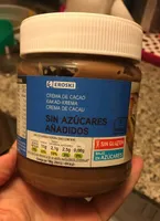 Crema de cacao sin azucares