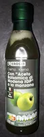 Crema con aceto balsamico di Modena a la manzana