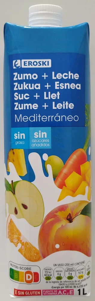 Zumo + Leche Mediterráneo
