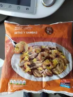 Revuelto setas y gambas
