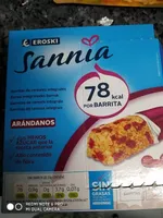 Barritas de cereales con arándanos