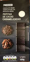 Pepitas de cacao caramelizadas