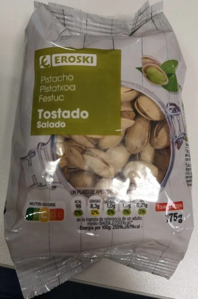 Pistacho Tostado Salado
