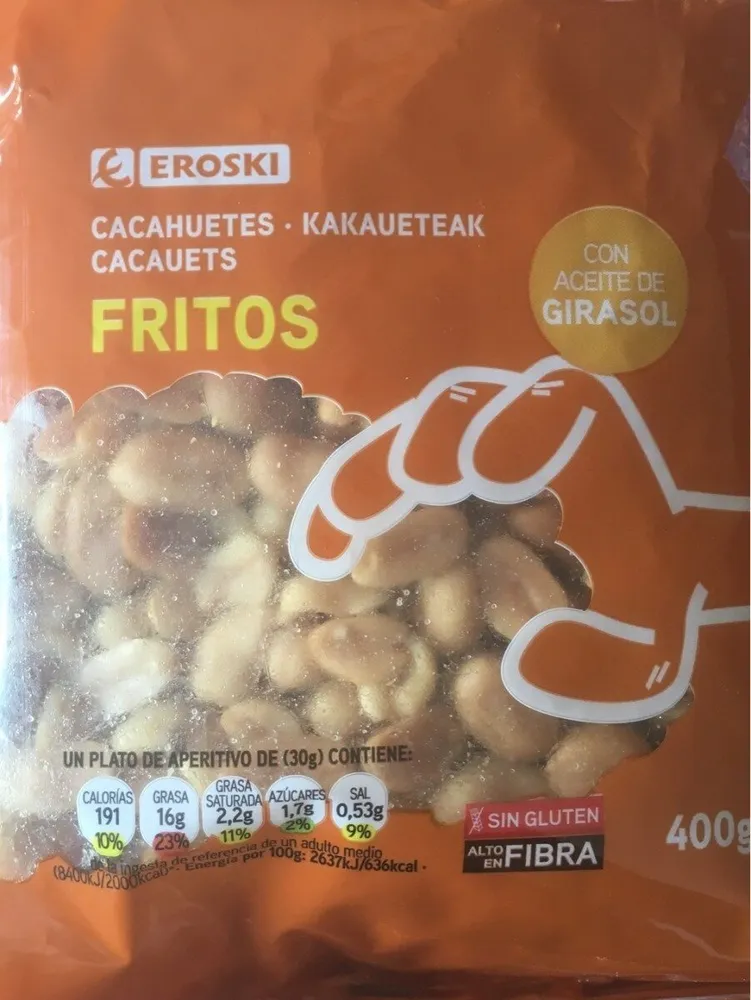 Cacahuetes fritos