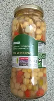 Garbanzos con verduras