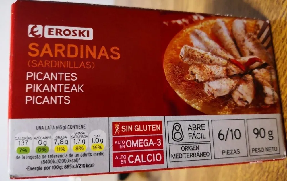Sardinas picantes