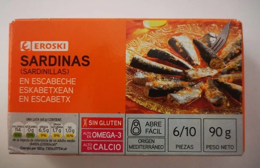 Sardinas en escabeche