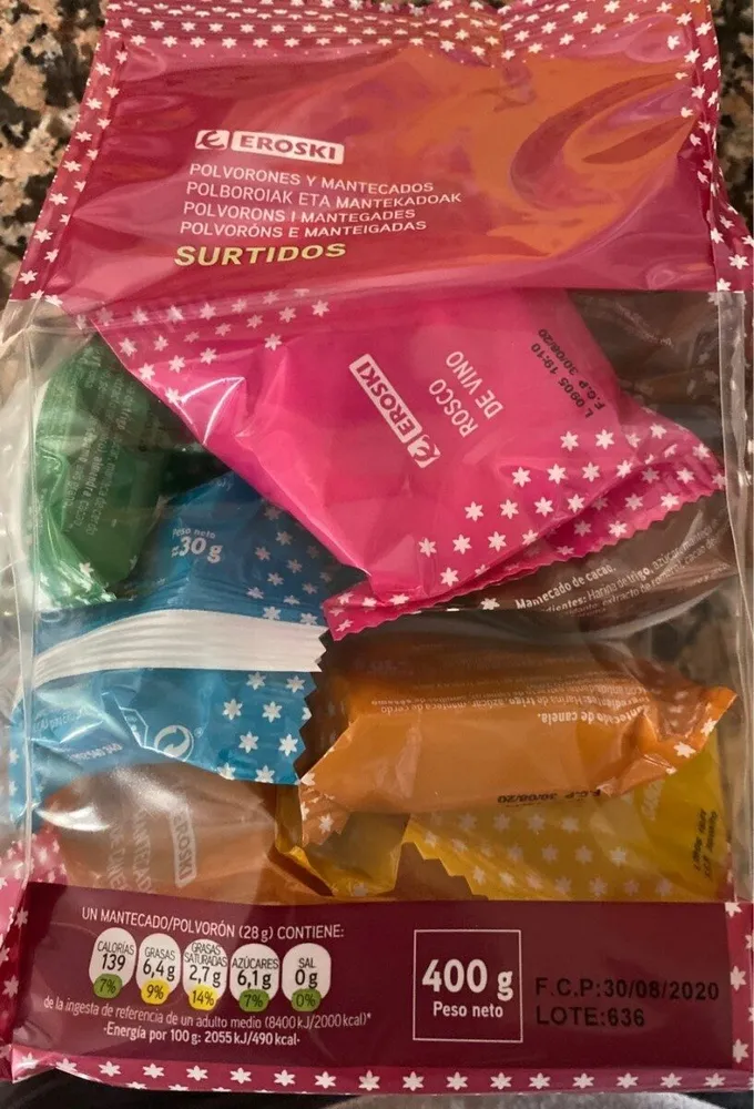 Polvorones y mantecados surtidos