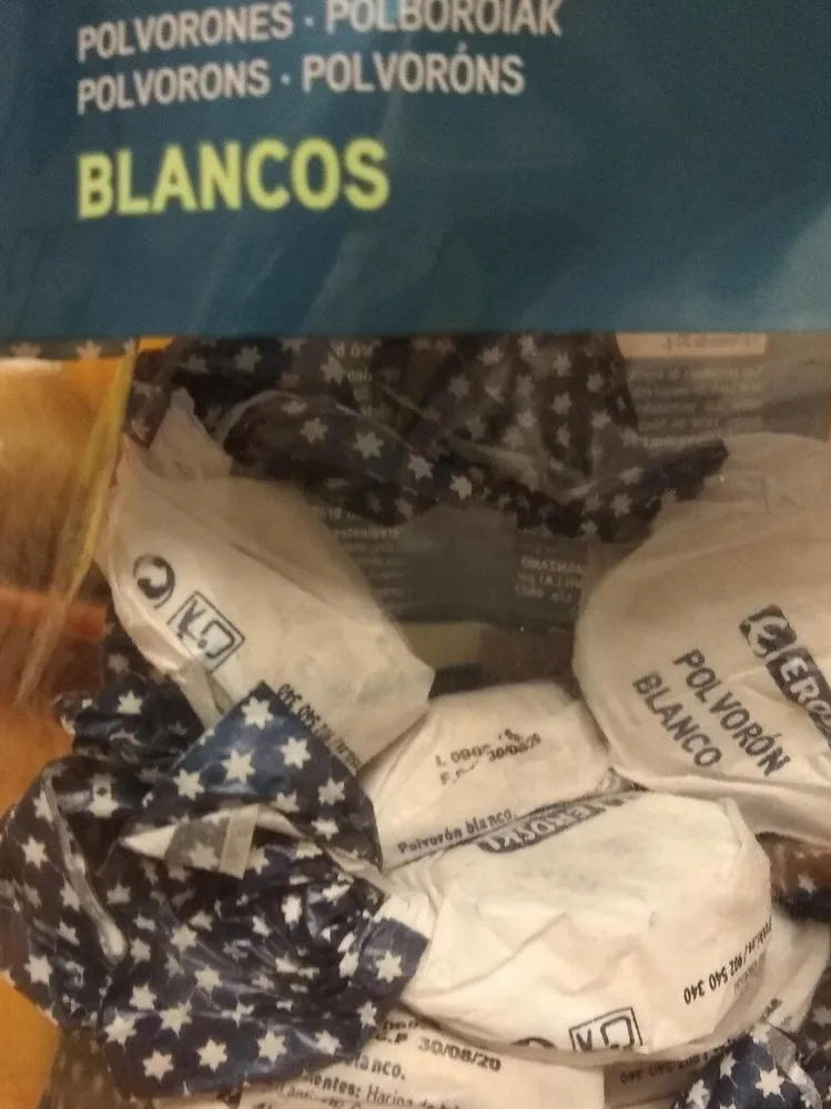 Polvorón blanco