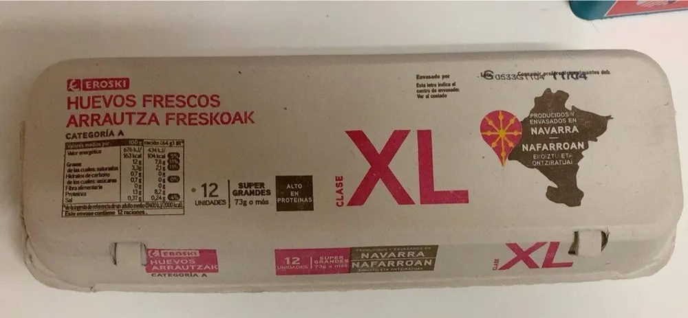 Huevos frescos XL