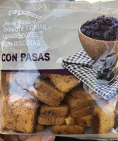 Mini biscotes con pasas