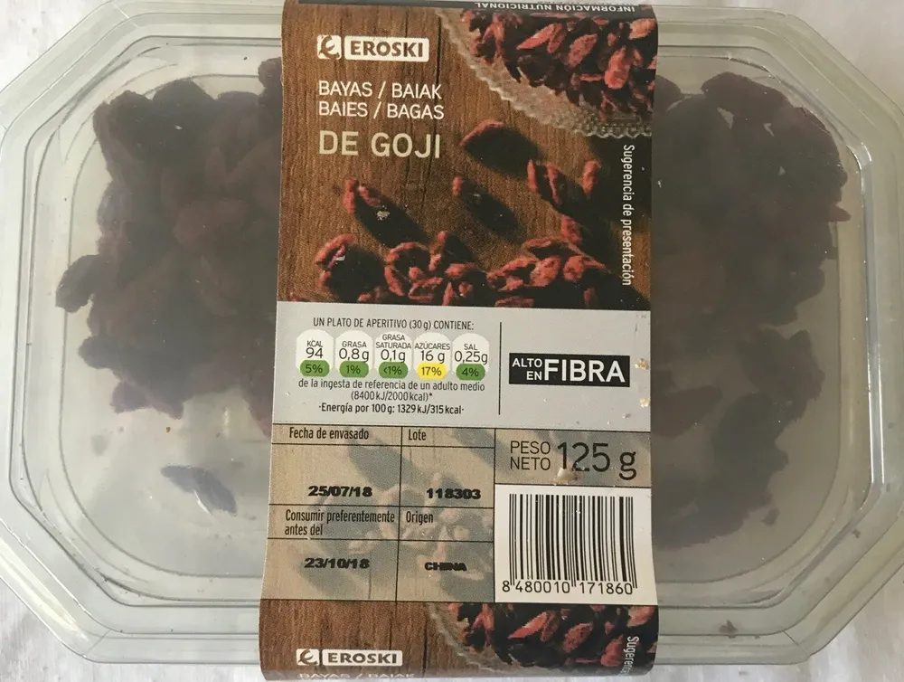 Bayas de Goji