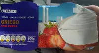 Yogur griego con fresa