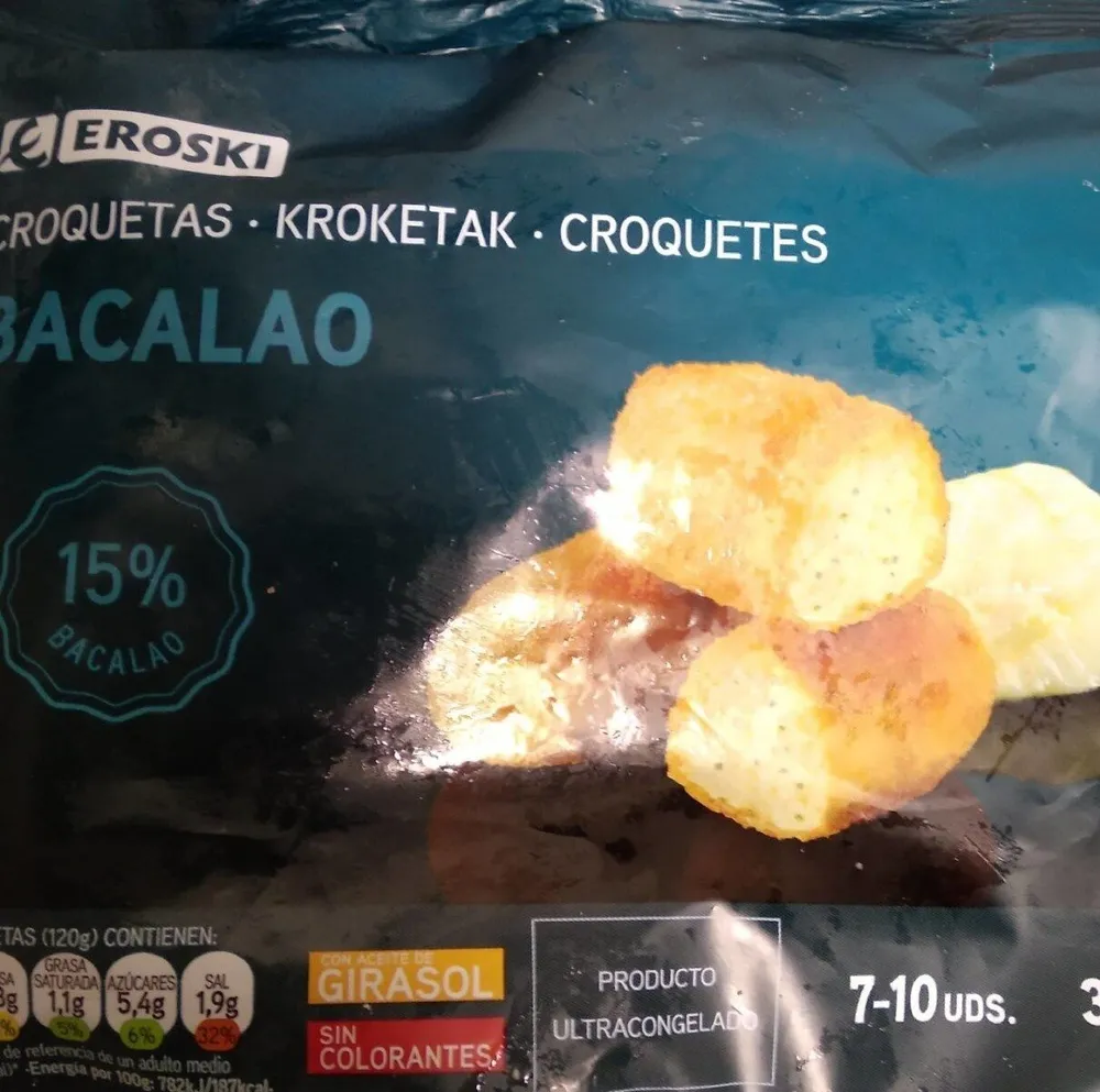 Croquetas de bacalao congeladas