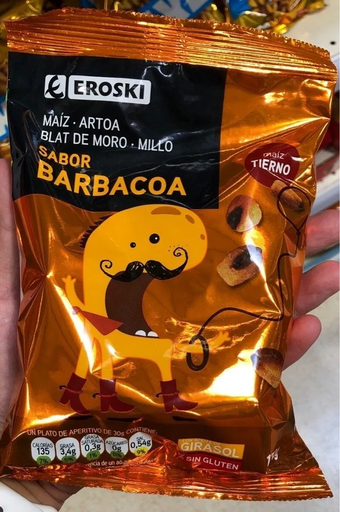 Maiz sabor barbacoa
