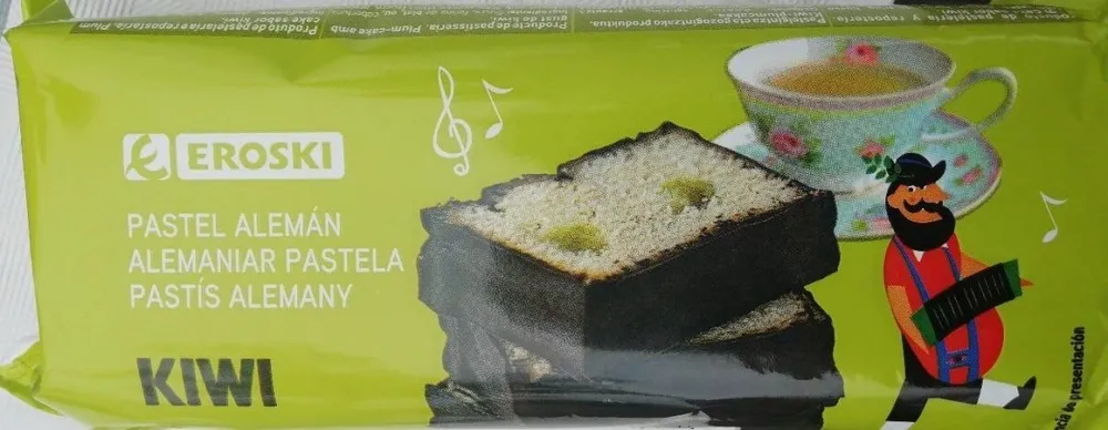 Pastel alemán kiwi