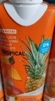 Zumo y leche tropical