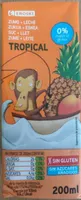 Zumo + leche tropical