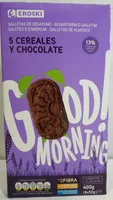 Galletas de desayuno 5 cereales y chocolate
