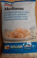 Gambas peladas crudas