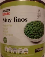 Guisantes muy finos