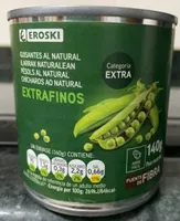 Guisantes al natural extrafinos