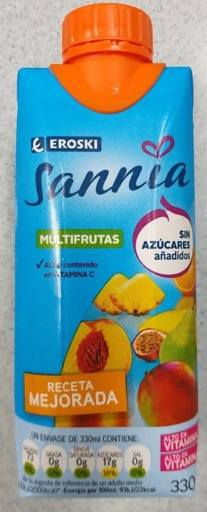 Zumo multifrutas