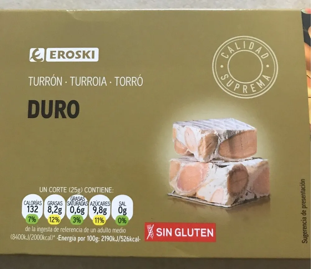 Turrón duro