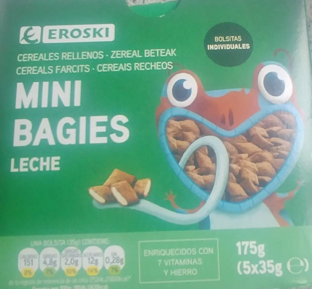 Mini bagies leche